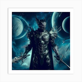 Space Warrior Art Print