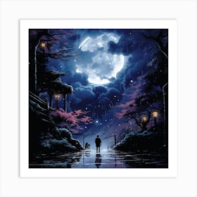 Full Moon Art Print