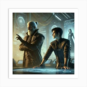 Sci Fi Scene Ronan Icarion Alliance Art Print