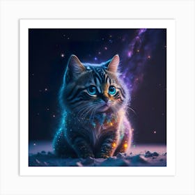 Cat Galaxy (87) 1 Art Print