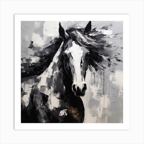 Luna Horse Art Print