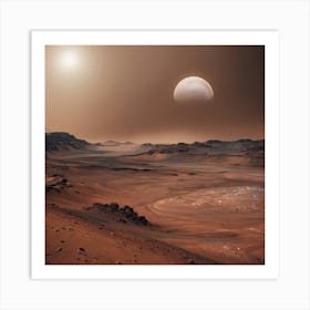 Mars - Mars Stock Videos & Royalty-Free Footage 3 Art Print