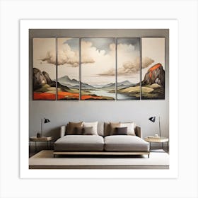 Landscape Painting Art Print