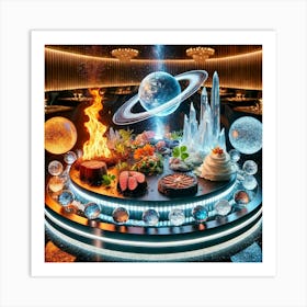 Infinity Fusion Platter Art Print