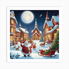 Albedobase Xl Funny Christmas 1 Art Print