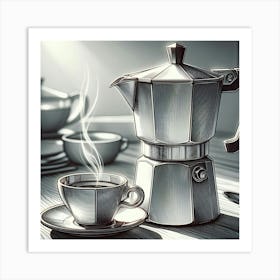 Coffee Pot Art Print