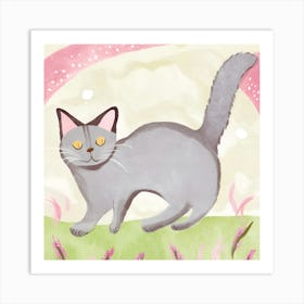 British Shorthair Cat Art Print