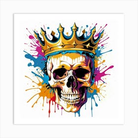 Graffiti Skull 7 Art Print