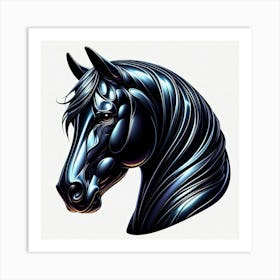 Creative Horse Beauty Illustration Nr 177 Art Print