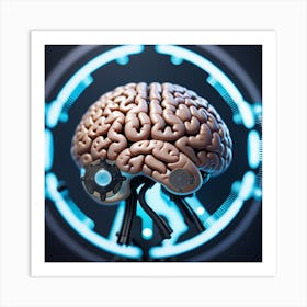 Artificial Brain 33 Art Print