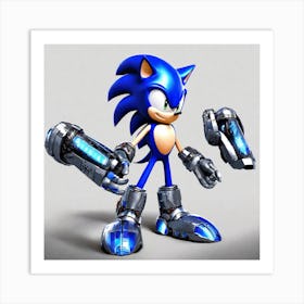 Sonic The Hedgehog 58 Art Print