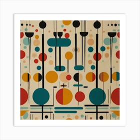 Abstract Circles 26 Art Print