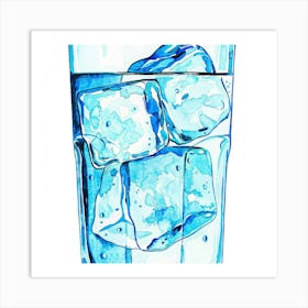 Glass Of Water 2 Art Print