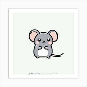 Cute Mouse 2 Art Print