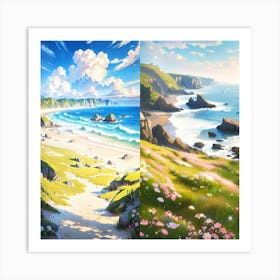 Two Landscapes Art Print