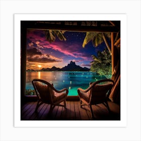 Bora Bora Art Print