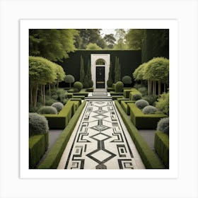 Formal Garden Art Print