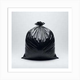 Black Garbage Bag 1 Art Print