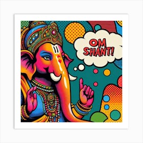 Ganesha 38 Art Print