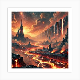 Ember Fields Art Print