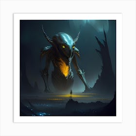 Alien Art Art Print