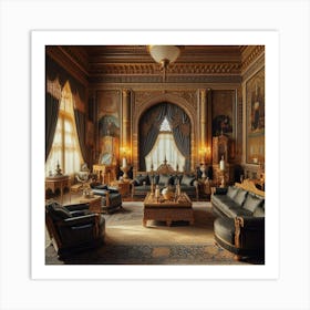 Arabic Imperial Living Room Art Print