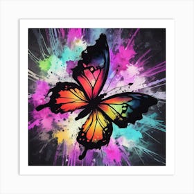 Butterfly Painting 234 Art Print