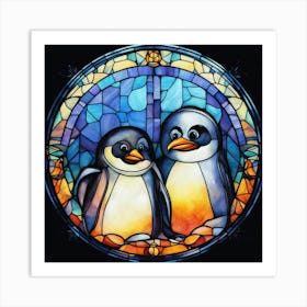 Penguins 1 Art Print