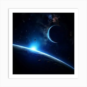 Space Wallpapers Art Print