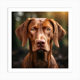 Portrait Of A Dog 7 Art Print