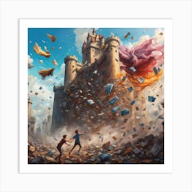 Harry Potter And The Castle 1 Art Print