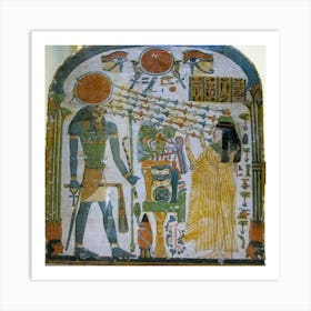 Egyptian Painting 23 Art Print