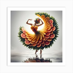 Fruit dancing 3 Art Print