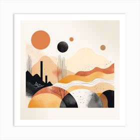 Abstract Landscape Painting 2 Art Print