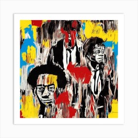 Pulp Fiction Poster By Basquiat Style Art Print