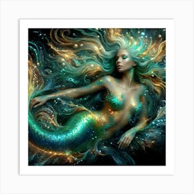 Mermaid 85 Art Print