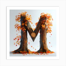 Letter M Art Print