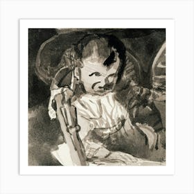 Child In A Chair Art Print