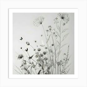 Wildflowers 3 Art Print