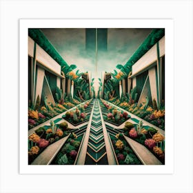 Futuristic Cityscape 40 Art Print