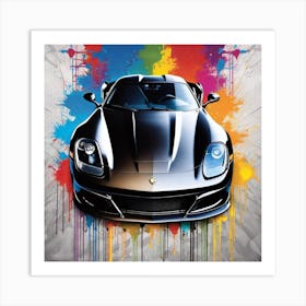 Car Painting 16 Art Print