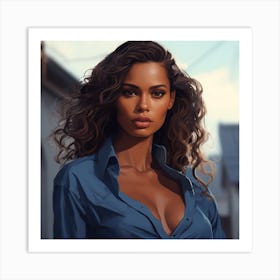 grand theft auto Cindy Bruna Art Print