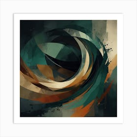 Abstract Swirl Art Print