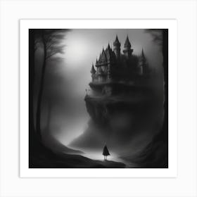 Castle In The Woods Art Print