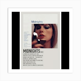 Midnights - Taylor Swift, 2022 Art Print