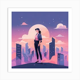 Cityscape Art Print