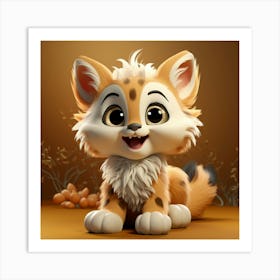 Cute Cheetah 3 Art Print