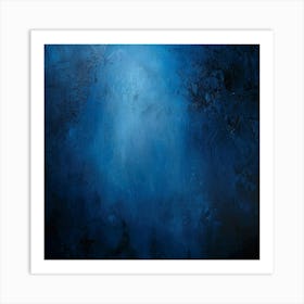 Abstract Blue Painting 28 Art Print