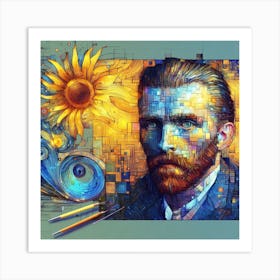 Gogh - Sunflower Art Print