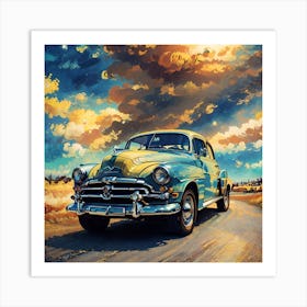 Chevrolet Classic Car Art Print